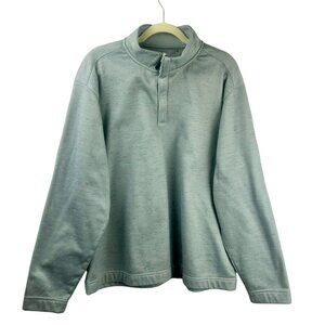 Walter Hagen Pullover Quarter Zip Sweatshirt XL Golf Long Sleeve Heather Gray